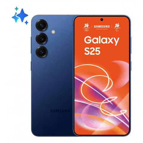 Samsung Galaxy S25 Smartphone AI, Display 6.2'' FHD+ Dynamic AMOLED 2X, Fotocamera 50MP, RAM 12GB, 256GB, 4.000 mAh, Navy