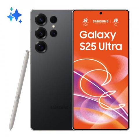 Samsung Galaxy S25 Ultra Smartphone AI, Display 6.9'' QHD+ Dynamic AMOLED 2X, Fotocamera 200MP, RAM 12GB, 1TB, 5.000 mAh, Titanium Black