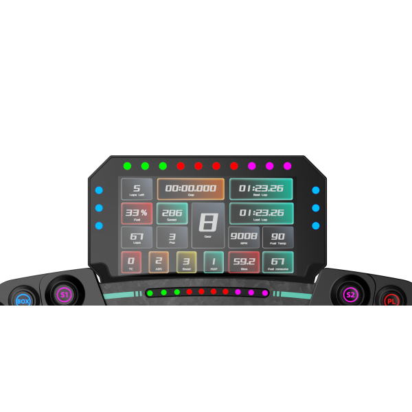Moza Racing RS072 periferica di gioco Nero Digitale PC