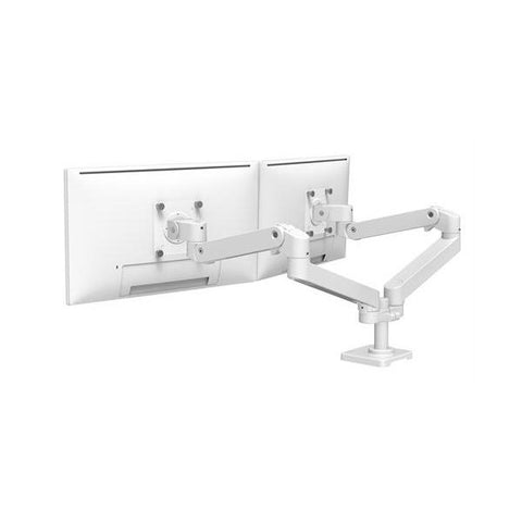 Ergotron LX Pro Series 45-686-290 Supporti a parete per TV 68,6 cm [27] Scrivania Bianco (LX PRO ARM DUAL SIDE-BY-SIDE - ESW)
