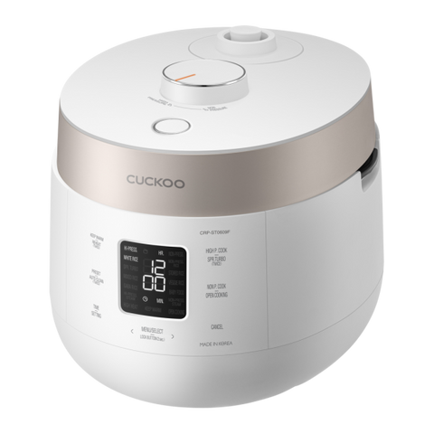 Cuckoo CRP-ST0609F cuoci riso 1,08 L 880 W Champagne, Bianco