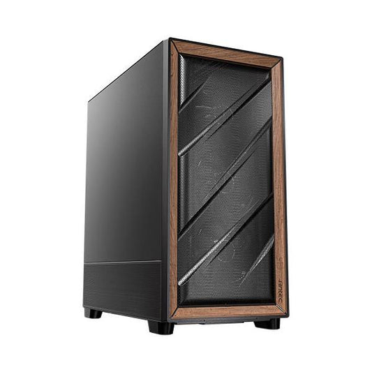 Antec FLUX SE Midi Tower Nero, Legno