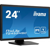 iiyama ProLite T2452MSC-B1AG Monitor PC 60,5 cm [23.8] 1920 x 1080 Pixel Full HD LED Touch screen Nero (iiyama ProLite T2452MSC-B1AG - LED monitor - 24 [23.8 viewable] - touchscreen - 1920 x 1080 Ful