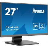 iiyama ProLite T2752MSC-B1AG Monitor PC 68,6 cm [27] 1920 x 1080 Pixel Full HD LED Touch screen Nero (iiyama ProLite T2752MSC-B1AG - Monitor a LED - 27 - touchscreen - 1920 x 1080 Full HD [1080p] @ 6
