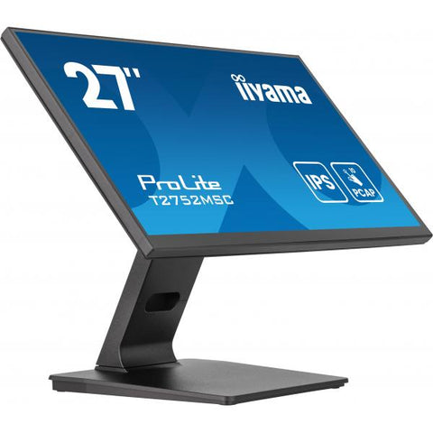 iiyama ProLite T2752MSC-B1AG Monitor PC 68,6 cm [27] 1920 x 1080 Pixel Full HD LED Touch screen Nero (iiyama ProLite T2752MSC-B1AG - Monitor a LED - 27 - touchscreen - 1920 x 1080 Full HD [1080p] @ 6