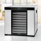 Rommelsbacher Drrautomat DA 1050 (edelstahl/schwarz, 1.100 Watt, Drrflche 39,4cm x 38cm pro Ebene) (DA 1050)