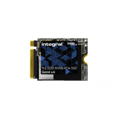 Integral WDBDNH0010BBK-WRSN-IN drives allo stato solido 1 TB M.2 PCI Express 4.0 NVMe (1TB-1024GB SSD M.2 2230 NVME 1.4 PCIe Gen4 x4 R-4900MBs W-3200MBs TBW 250 INTEGRAL [single-sided chips])