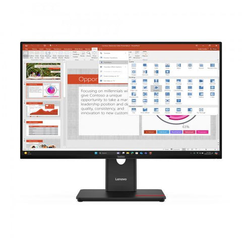 Lenovo ThinkVision T27-40 LED display 68,6 cm [27] 1920 x 1080 Pixel Full HD Nero (Lenovo ThinkVision T27-40 - Full HD)