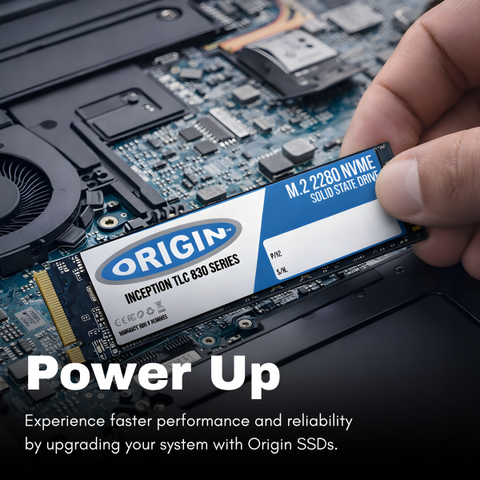 Origin Storage SSD7025A-OS drives allo stato solido 1 TB M.2 PCI Express 3.0 NVMe 3D TLC (Origin Inception SSD 1TB NVMe M.2 3D TLC 30mm)