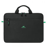 RIVACASE ECO BORSA PER NOTEBOOK DA 14" IN RPTE TASCA FRONTALE CON TRACOLLA NERO