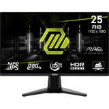 MSI MAG 255F E20 Monitor PC 62,2 cm [24.5] 1920 x 1080 Pixel Full HD LCD Nero (MSI 24.5 IPS MONITOR MAG 255F E20)