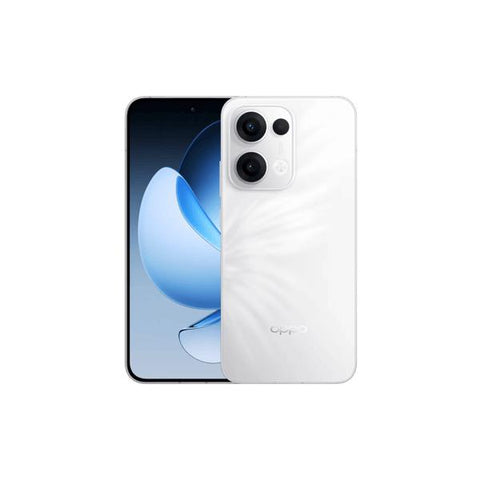 OPPO Reno13 5G AI Smartphone, Tripla fotocamera 50+8+2MP, Selfie 50MP, Display 6.59 120HZ AMOLED FHD+, 5600mAh, RAM 12GB(Esp4GB/8GB/12GB)+ROM 256GB, [Versione Italia], Plume White