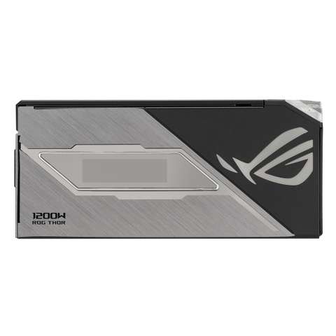 ASUS ROG -THOR-1200P3-GAMING alimentatore per computer 1200 W 20+4 pin ATX ATX Nero (Asus 1200W ROG Thor Platinum III PSU, ATX 3.1, Fully Modular, 80+ Platinum, RGB Lighting, OLED Display, GaN MOSFET