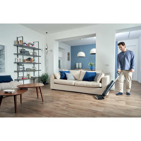 HOOVER HW300 011 SCOPA ELETTRICA SECCO E BAGNATO SENZA FILI SENZA SACCO FILTRO HEPA CON STAZIONE DI APPOGGIO E LAVAGGIO RULLI NERO