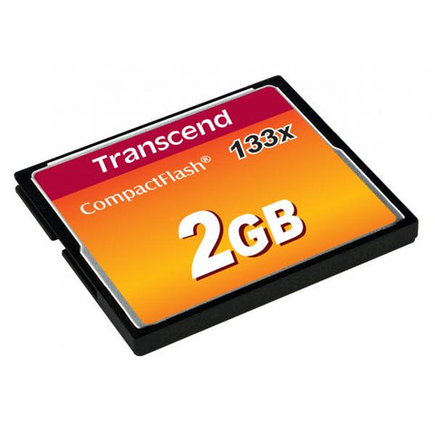 TRANSCEND 2GB COMPACT FLASH CARD (133X) PRODOTTO ITALIA