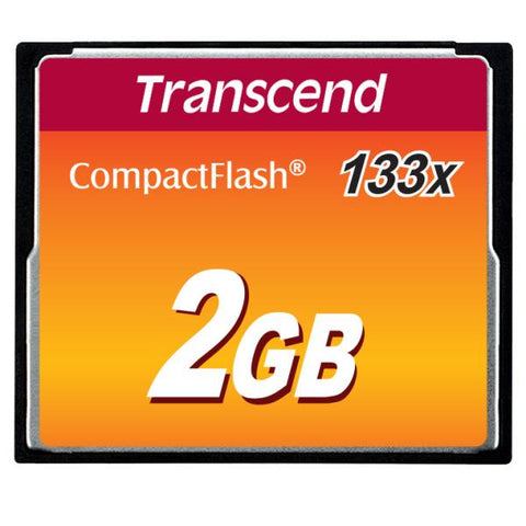 Transcend TS2GCF133 memoria flash 2 GB CompactFlash MLC