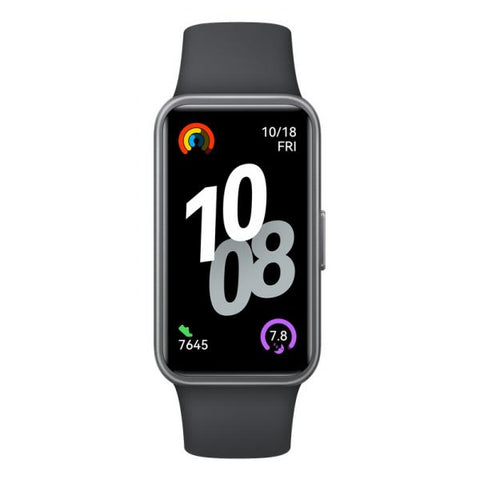 Huawei Band 10 AMOLED Braccialetto per rilevamento di attivit 3,73 cm [1.47] Nero (Huawei Band 10 Black Strap)