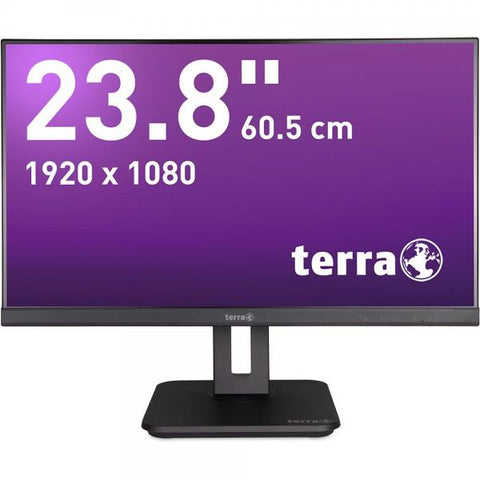 TERRA 3030238 LED display 60,5 cm [23.8] 1920 x 1080 Pixel Full HD Nero (TERRA LCD/LED 2448W PV V3.1 schwarz HDMI/DP/USB-C/ GREENLINE PLUS)