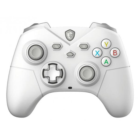 MSI FORCE GC300 WIRELESS WHITE Bianco USB 2.0 Gamepad Analogico PC