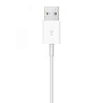 APPLE WATCH MAGNETIC CHARGING CABLE CAVO DI RICARICA SMARTWATCH MAGNETICO USB-A MASCHIO FUNZIONE FAST CHARGING 1 MT BIANCO