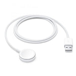 APPLE WATCH MAGNETIC CHARGING CABLE CAVO DI RICARICA SMARTWATCH MAGNETICO USB-A MASCHIO FUNZIONE FAST CHARGING 1 MT BIANCO