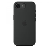 Apple Custodia in silicone per iPhone 16e - Nero (Mobile Phone Case 15.5 Cm - [6.1] Cover Black - Warranty: 12M)