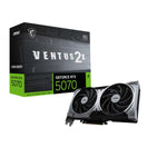MSI GEFORCE RTX 5070 12G VENTUS 2X OC 12GB GDDR7 DLSS4 1*HDMI/3*DISPLAYPORT PCI EX 5.0 16X
