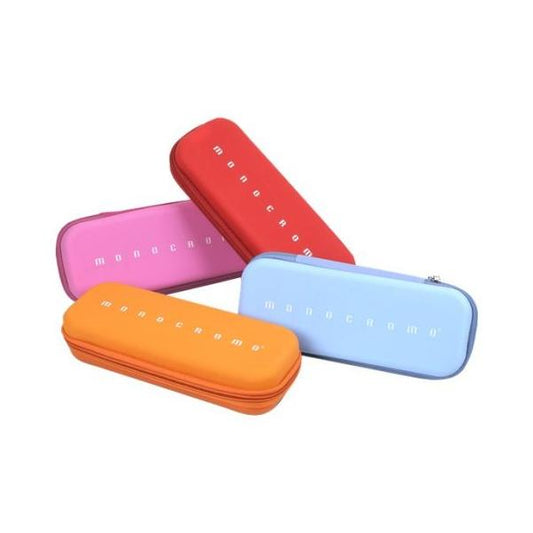 PIGNA MONOCROMO ESPOSITORE ASTUCCIO OVALE IN SILICONE 12X20 CM CHIUSURA CON ZIP COLORI ASSORTITI CONF 12 Pz.