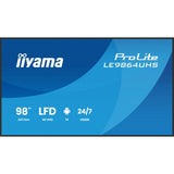 iiyama LE9864UHS-B1AG visualizzatore di messaggi Pannello piatto per segnaletica digitale 2,49 m [98] Wi-Fi 500 cd/m 4K Ultra HD Nero Processore integrato Android 24/7 (iiyama LE9864UHS-B1AG Signag
