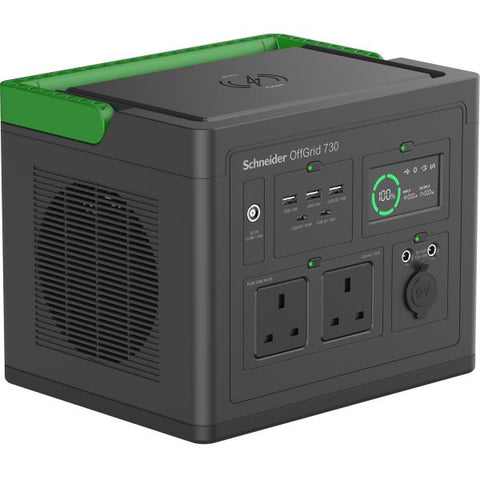 APC PPS730-UK stazione di alimentazione portatile Ioni di Litio 6,4 kg (SCHNEIDER OFFGRID PORTABLE PWR - STATION 730 738WH LI-ION 2 UK SW)