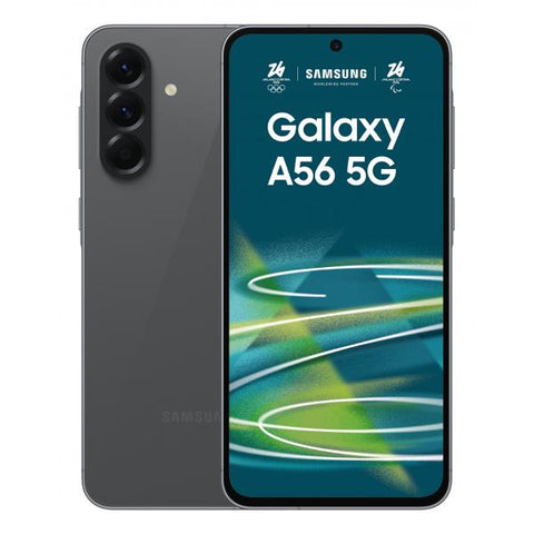 Samsung Galaxy A56 5G, Smartphone con Funzioni intelligenti, Display Super AMOLED 6.7, 8GB RAM, 128GB, Camera 50MP, Batteria 5.000 mAh, IP67, Awesome Graphite