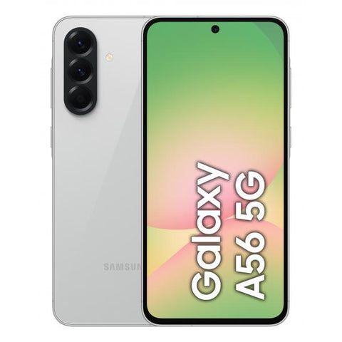 Samsung Galaxy A56 5G, Smartphone con Funzioni intelligenti, Display Super AMOLED 6.7, 8GB RAM, 256GB, Camera 50MP, Batteria 5.000 mAh, IP67, Awesome Lightgray (Samsung Galaxy A56 256GB 5G Dual SI