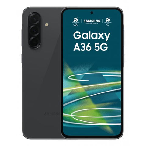 Samsung Galaxy A36 5G, Smartphone con Funzioni intelligenti, Display Super AMOLED 6.7, 8GB RAM, 256GB, Camera 50MP, Batteria 5.000 mAh, IP67, Awesome Black (Galaxy A36 17 Cm [6.7] Dual - Sim Andro