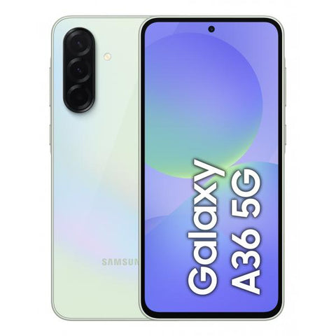 Samsung Galaxy A36 5G, Smartphone con Funzioni intelligenti, Display Super AMOLED 6.7, 6GB RAM, 128GB, Camera 50MP, Batteria 5.000 mAh, IP67, Awesome Lime