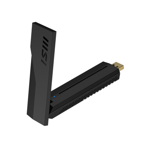 MSI BE6500 WiFi7 USB Stick - Dongle scheda di interfaccia e adattatore USB 3.2 Gen 1 (3.1 Gen 1)