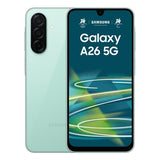 Samsung Galaxy A26 5G, Smartphone con Funzioni intelligenti, Display Super AMOLED 6.7, 6GB RAM, 128GB, Batteria 5.000 mAh, memoria espandibile, Mint