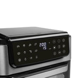 Tristar Heiluft-Ofen Kontrollleuchte Timerfunktion 12 l Singolo Indipendente 1800 W Friggitrice ad aria calda Nero, Acciaio inox