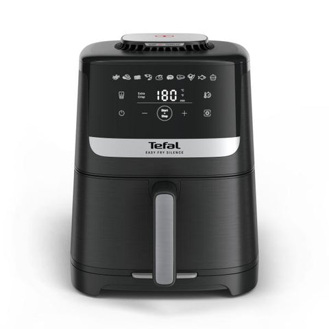 Tefal Easy Fry Silence EY5528E0 Heiluftfritteuse 5 l XL schwarz/Edelstahl