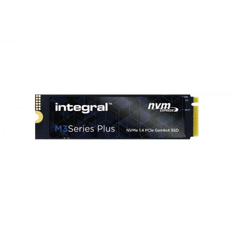 Integral SU01KGBP44UD9005SN-IN drives allo stato solido 1 TB M.2 PCI Express 4.0 NVMe TLC (1TB - 1000GB SSD M.2 2280 NVME 1.4 PCIe Gen4 x4 R-5000MBs W-4500MBs IOPS R-650K W-850K TLC TBW 512 M3 PLUS I