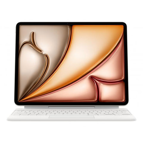 APPLE MAGIC KEYBOARD iPAD AIR 13 M3 CUSTODIA TASTIERA E CARTA CON TRACKPAD APPLE SMART CONNECTOR QWERTY ITALIANA BIANCO