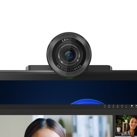 LENOVO WEBCAM QHD 30 fps Microsoft Teams Certified Intelligent AI Excellent IQ