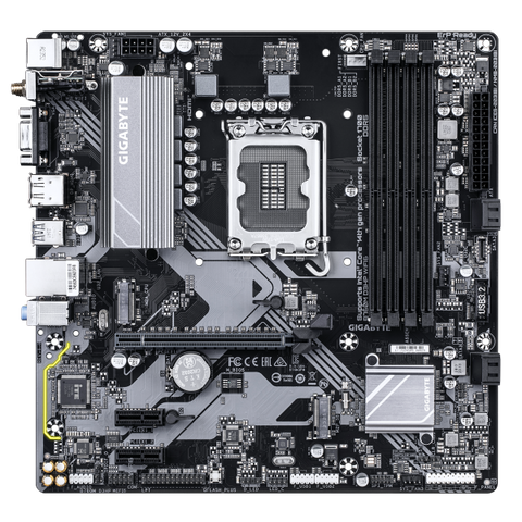GIGABYTE B760M D3HP WIFI6 Scheda madre - Compatibile con CPU Intel Core di 14 generazione, VRM digitale a 4+1+1 fasi, fino a 5600 MHz DDR5, 2x M.2 PCIe 4.0, Wi-Fi 6, LAN GbE, USB 3.2 Gen 1 (Gigabyt