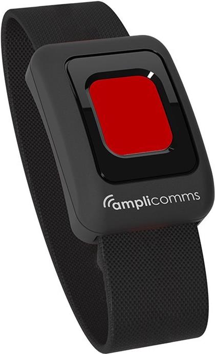 *** Braccialetto di ricambio per chiamata di emergenza amplicomms per BigTel 50 Plus, nero