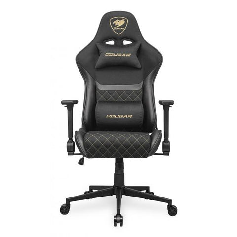 COUGAR Gaming Armor One V2 Gold F Sedia per gaming universale Sedia imbottita tappezzata Nero, Oro