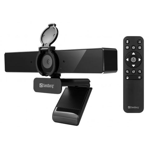 Sandberg 134-45 webcam 8 MP 3840 x 2160 Pixel USB Nero (USB-C/A Webcam Pro Remote 4K - Warranty: 60M)