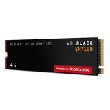 WD WD_BLACK SN7100 WDS400T4X0E-00CJA0 - SSD - 4 TB - intern - M.2 2280 - PCIe 4.0 x4 (NVMe)