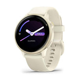 Garmin vívoactive 6 3,05 cm (1.2") AMOLED 42 mm Digitale 390 x 390 Pixel Touch screen Bianco Wi-Fi GPS (satellitare)