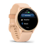 Garmin vívoactive 6 3,05 cm (1.2") AMOLED 42 mm Digitale 390 x 390 Pixel Touch screen Rosa Wi-Fi GPS (satellitare)