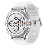 Samsung Galaxy Watch8 Classic - 46 mm - intelligente Uhr mit Hybridband - Hybrid-Eco-Leder - Bandgr??e: S/M/L - Anzeige 3.4 cm (1.34")