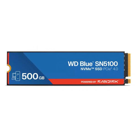WD Blue SN5100 - SSD - 500 GB - intern - M.2 2280 - PCIe 4.0 (NVMe)